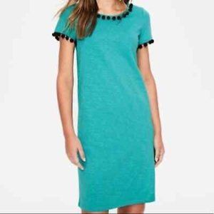 BODEN Charlie Turquoise T-shirt dress - like new!!! Petite 6